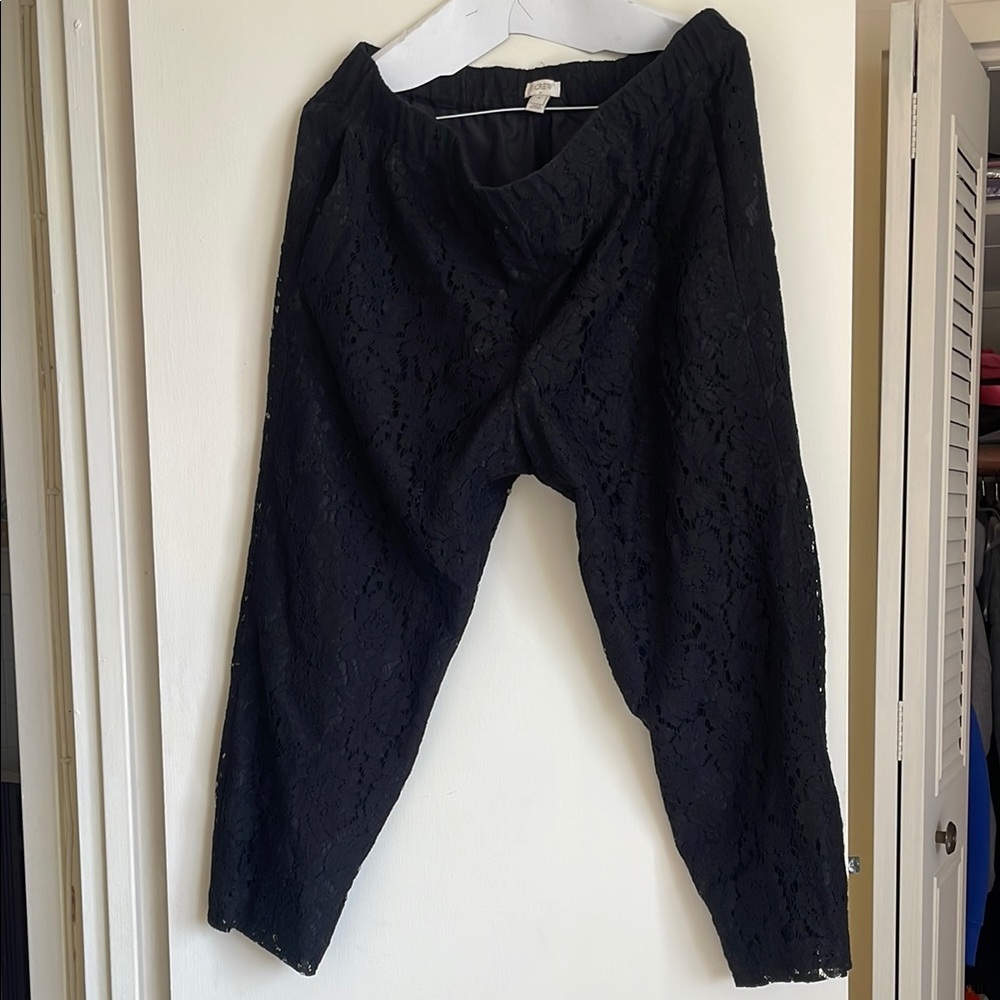 Black Lace Pants
